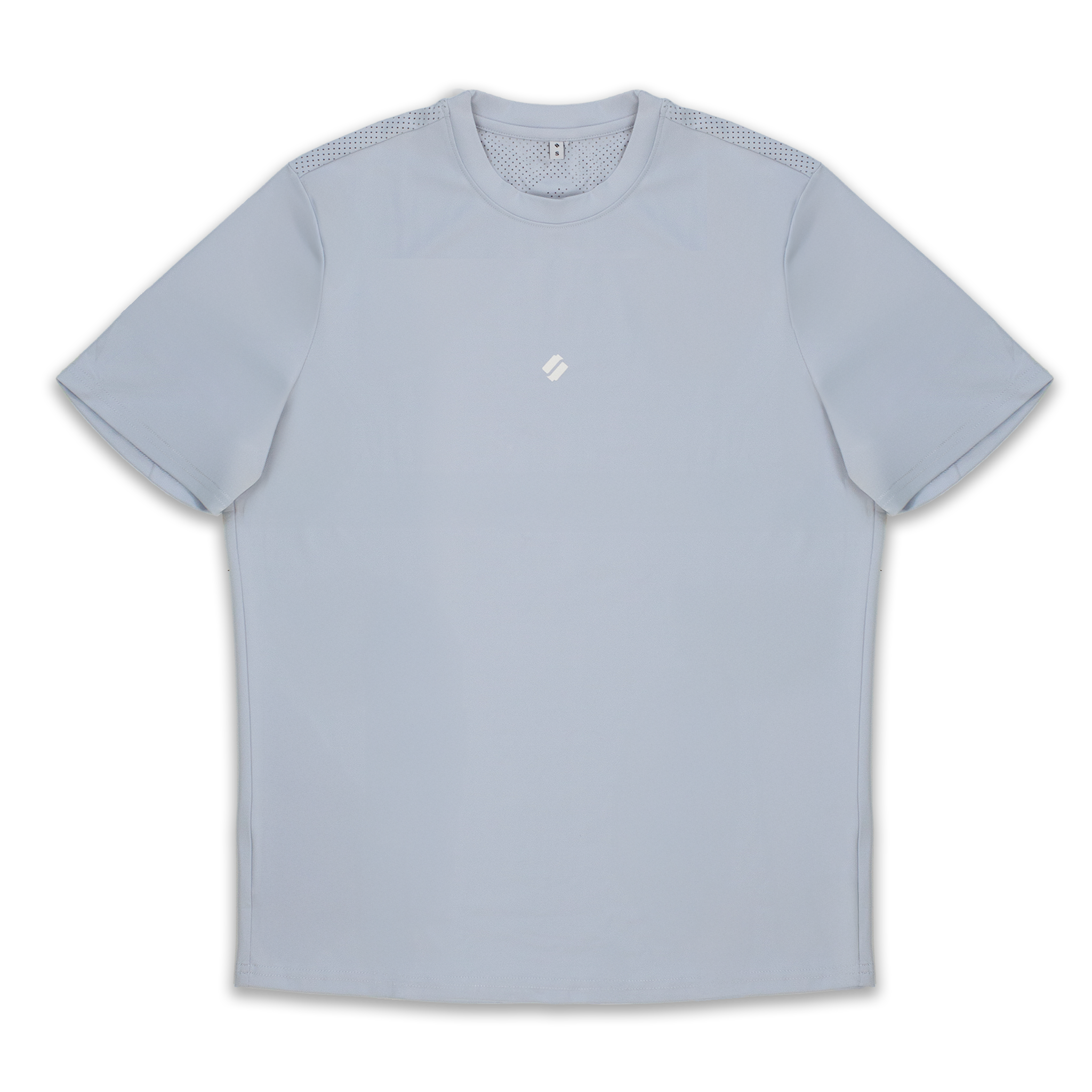 Perforated Tee - Pastel Blue