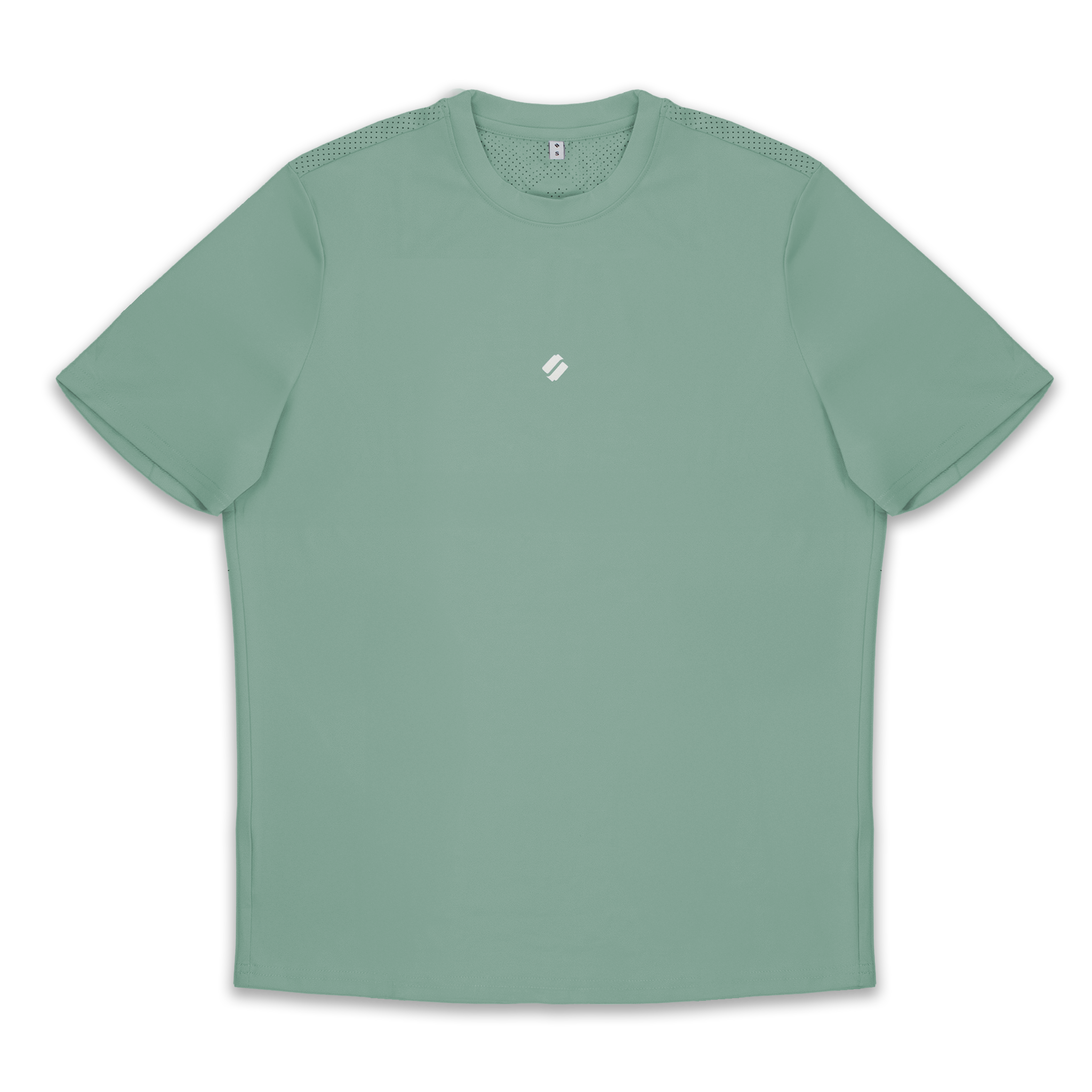 Perforated Tee - Sage Green