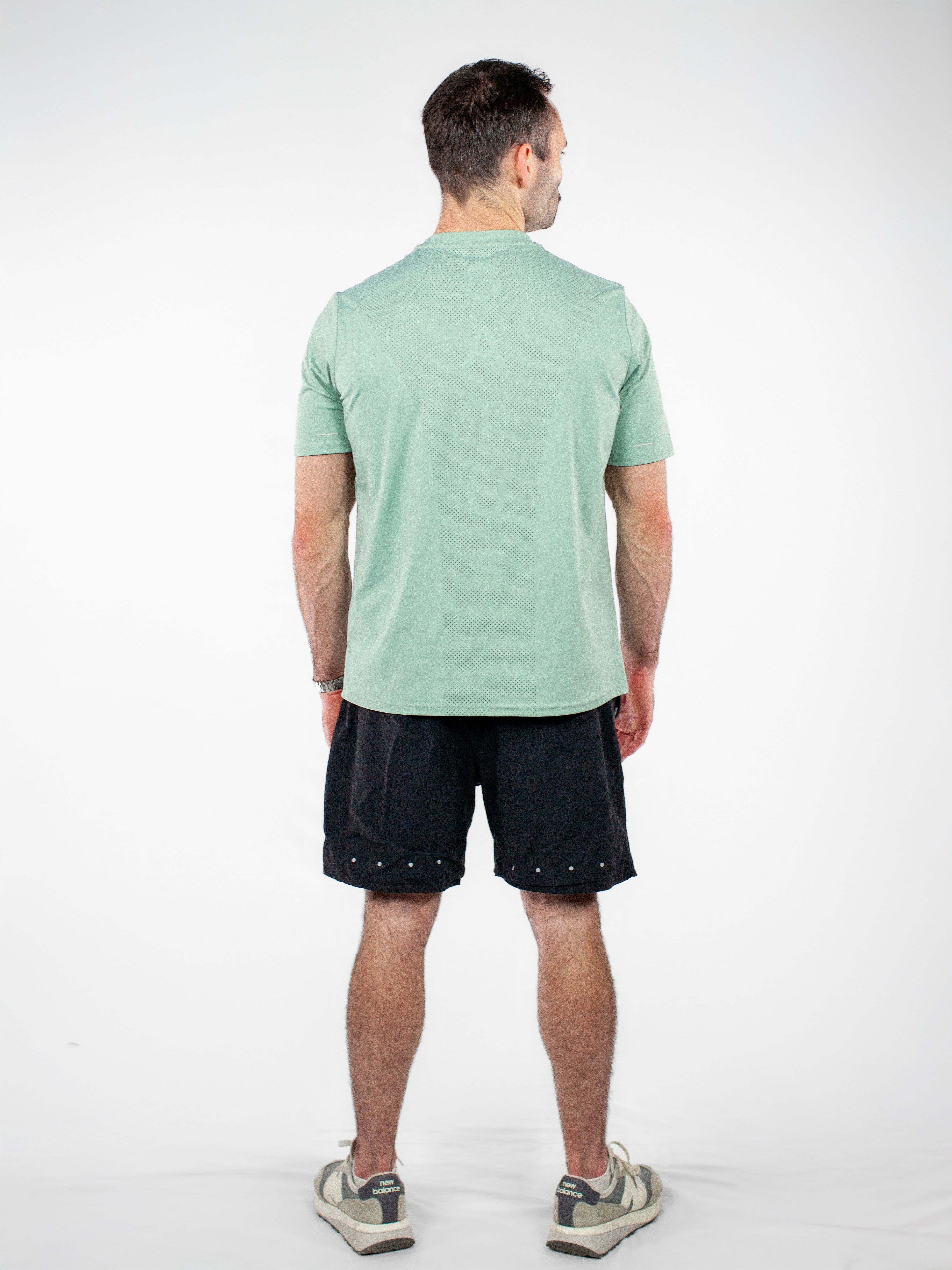Perforated Tee - Sage Green