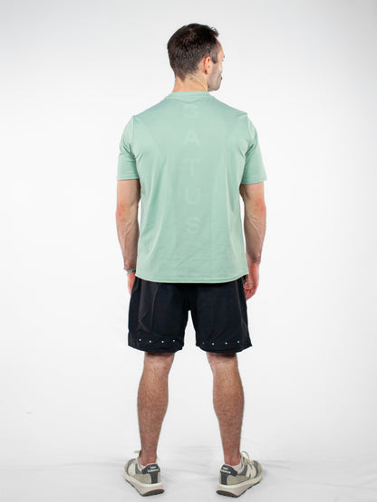 Perforated Tee - Sage Green