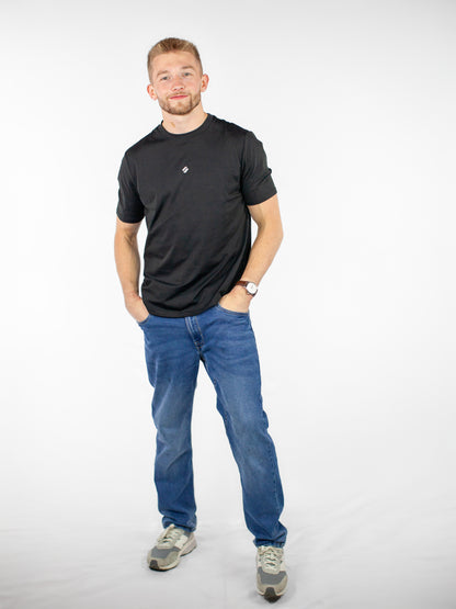 Perforated Tee - Black