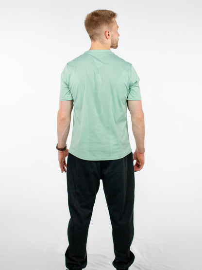 Perforated Tee - Sage Green