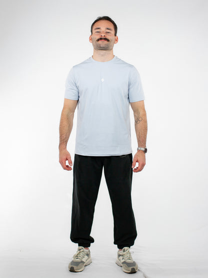 Perforated Tee - Pastel Blue