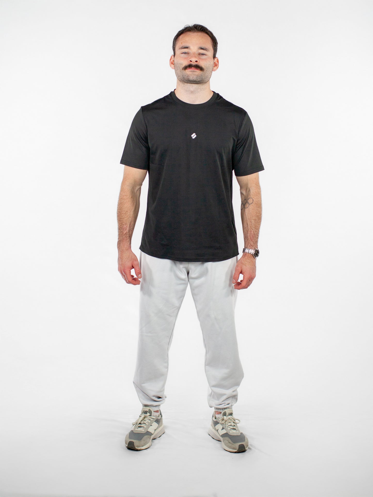 Perforated Tee - Black