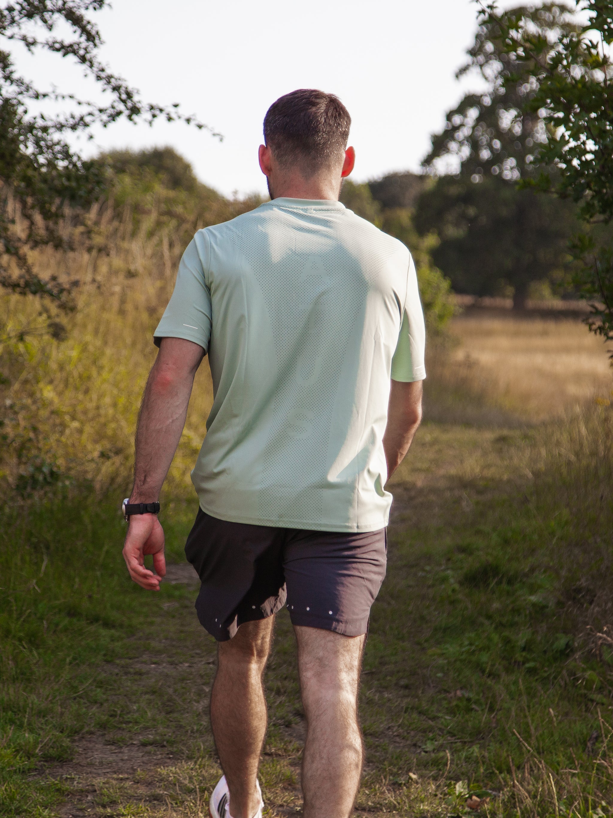 Perforated Tee - Sage Green