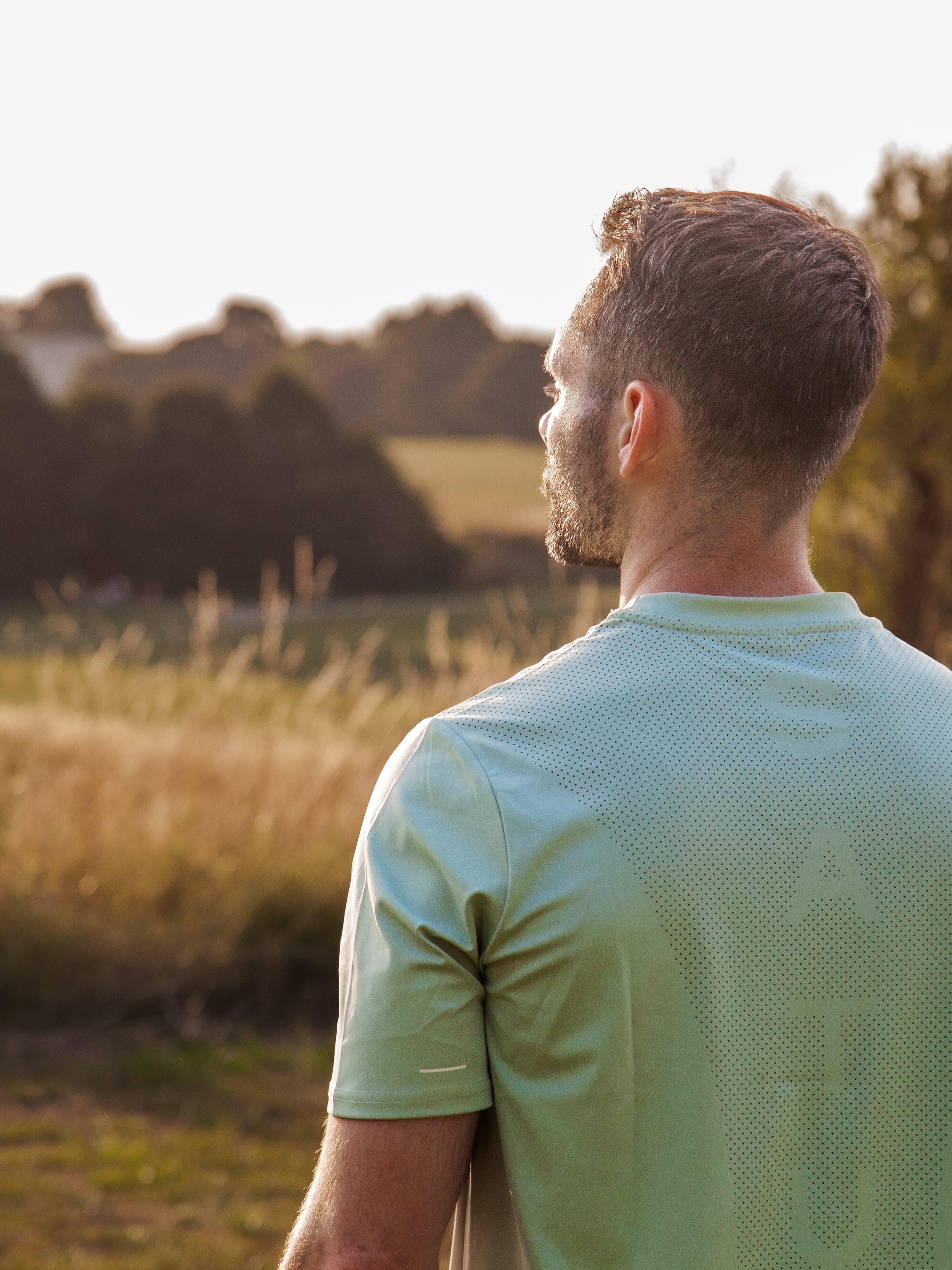 Perforated Tee - Sage Green