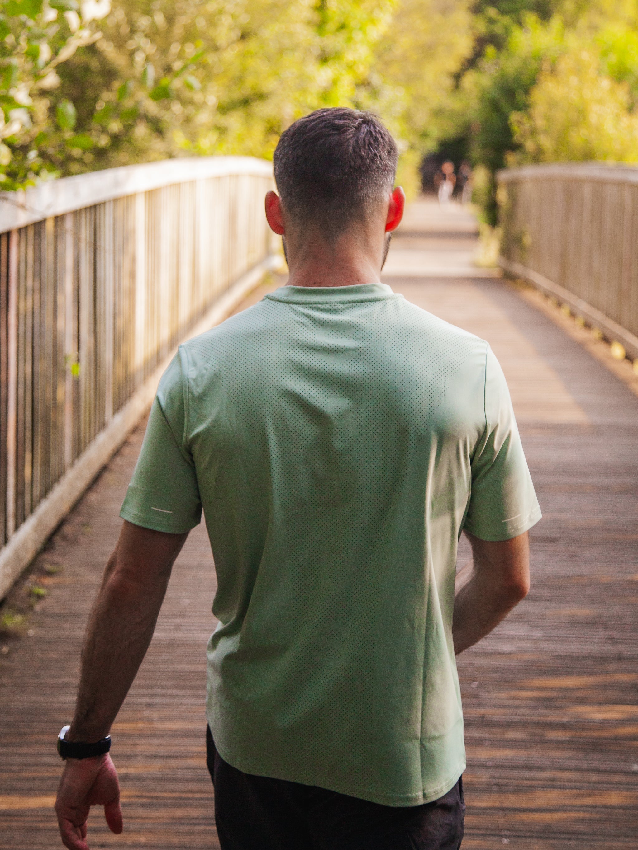 Perforated Tee - Sage Green