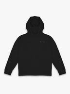 Black jacket with a 'satus' brand logo on a white background